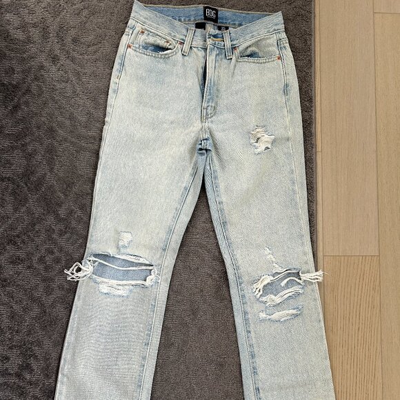 BDG distressed bootcut blue denim jeans size 25 - Picture 2 of 2